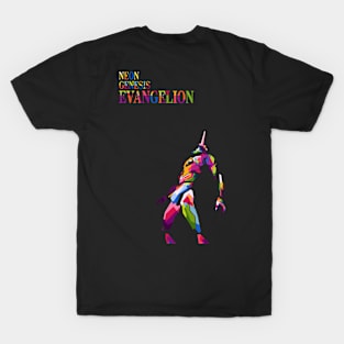 Eva's Symphony: Evangelion-Inspired Artistry T-Shirt